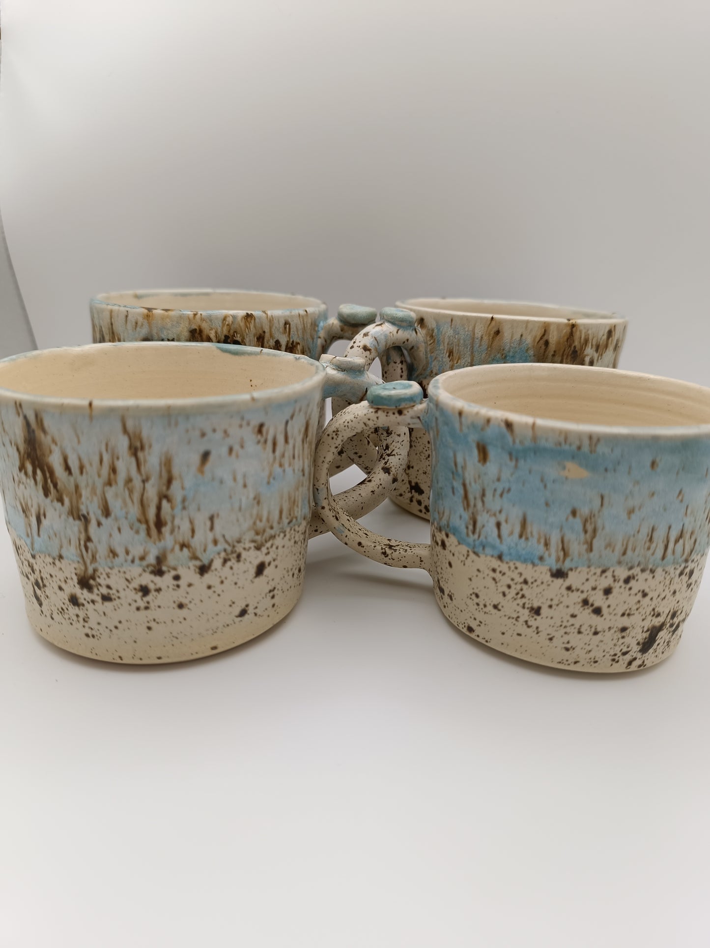 Sky blue Drip mug