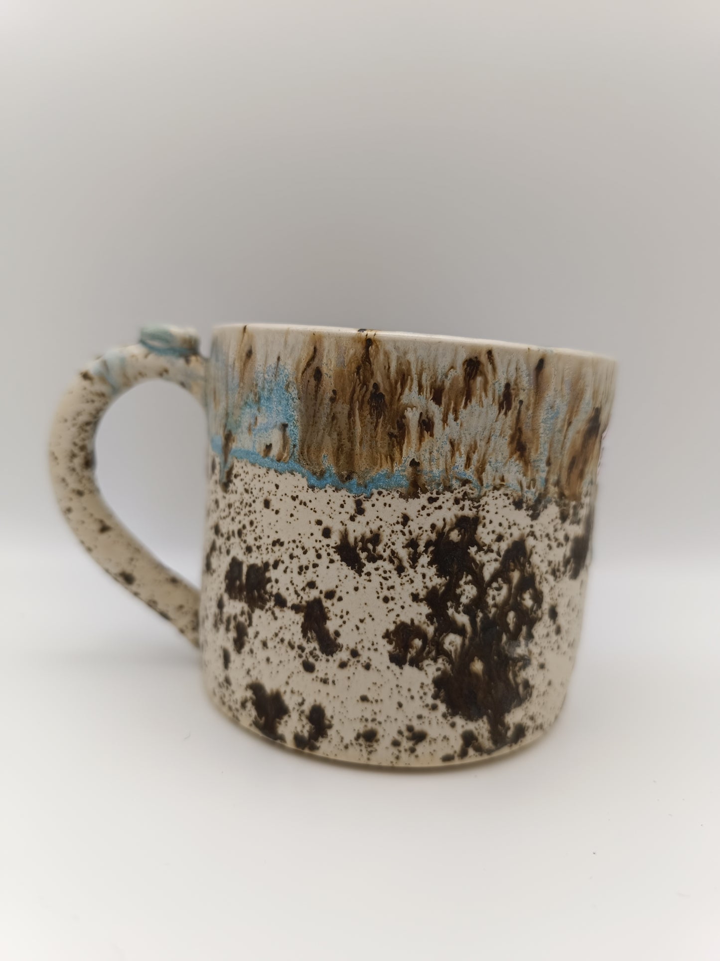 Sky blue Drip mug