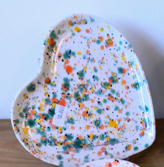 Heart shaped trinket dishes
