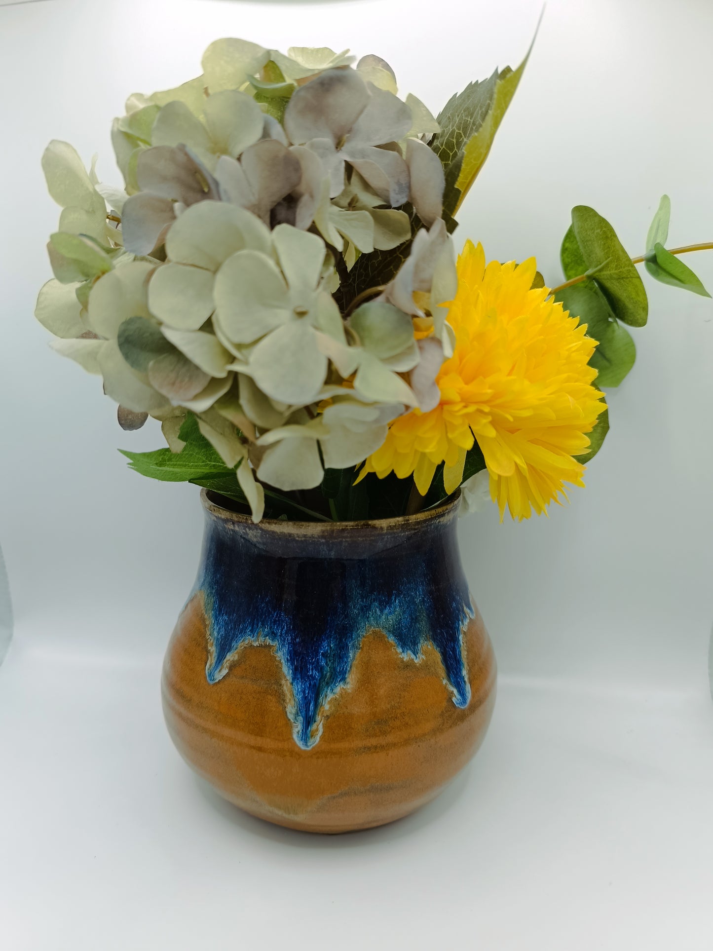 Blue Drip Vase